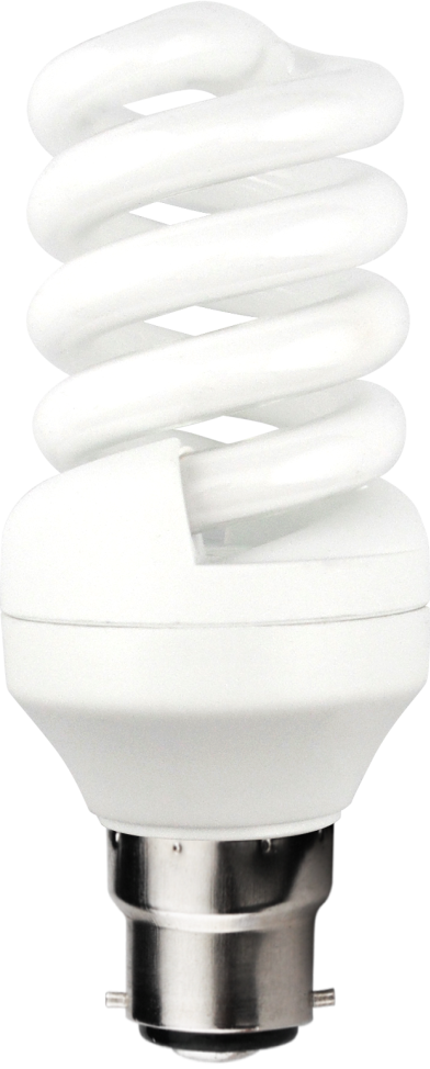 18W Compact Spiral - Bayonet - Warm White