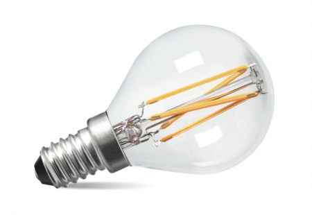 2W LED Filament Golf Bulb - Small Screw